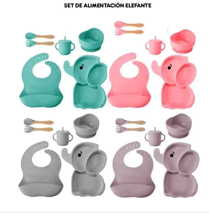 SET ALIMENTACIÓN ELEFANTE 6PZ