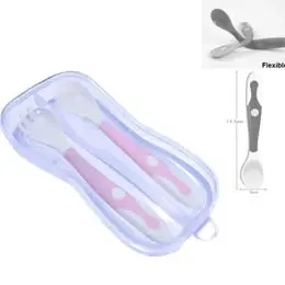 SET CUBIERTOS FLEXIBLES AZUL
