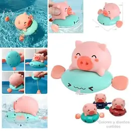 JUGUETE DE BAÑO CERDITO